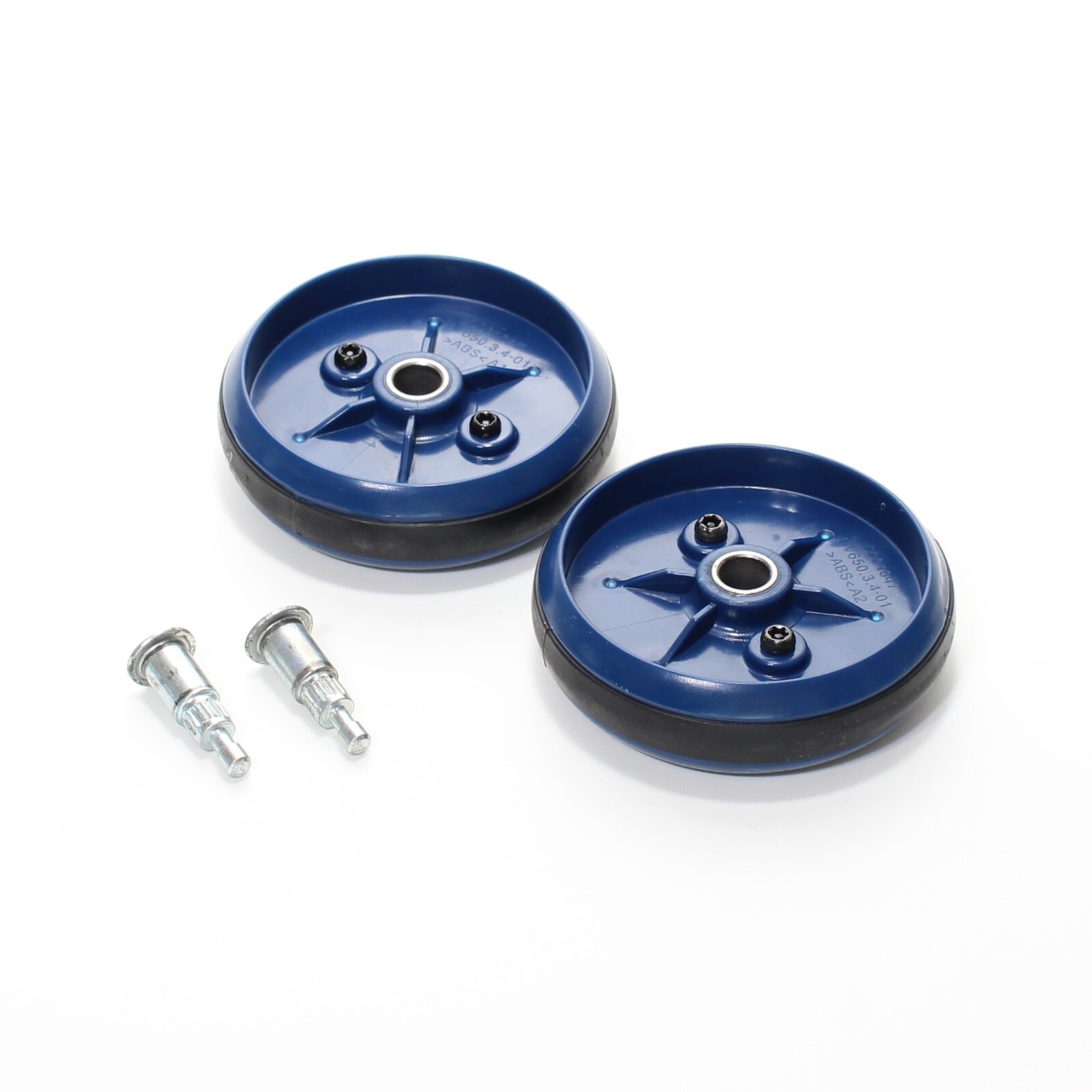 Shark UV700 DuoClean Vacuum Replacement Part Blue Rear Wheels and Axle Pins