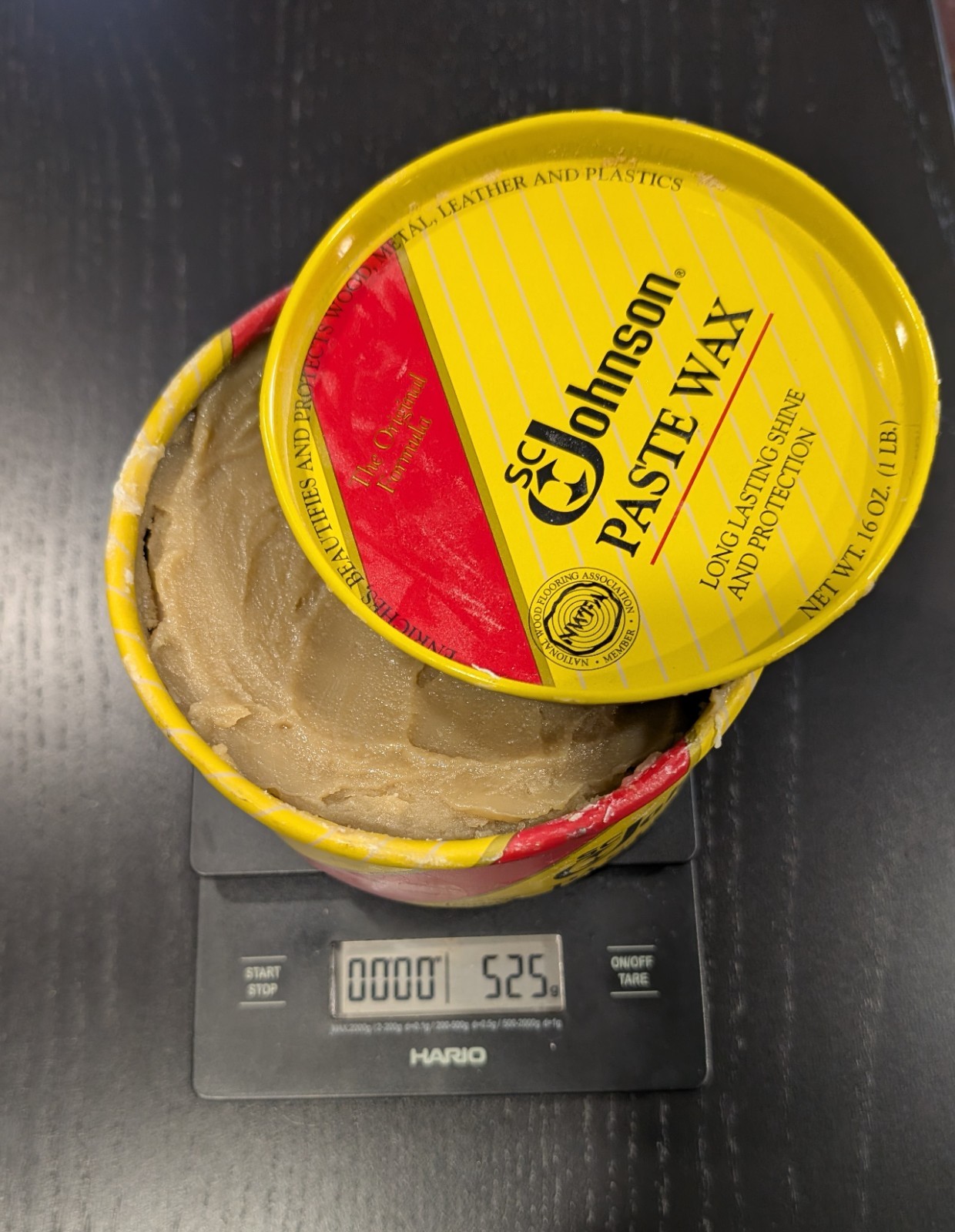 SC Johnson Paste Wax Original Formula 16 oz + lb almost FULL old stock Used