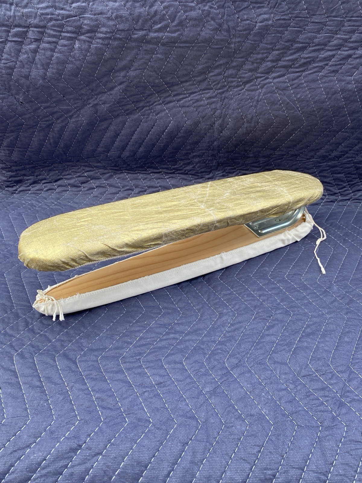Vintage Long Sleeve Mini Wooden Ironing Board. Approx. 19” Long.