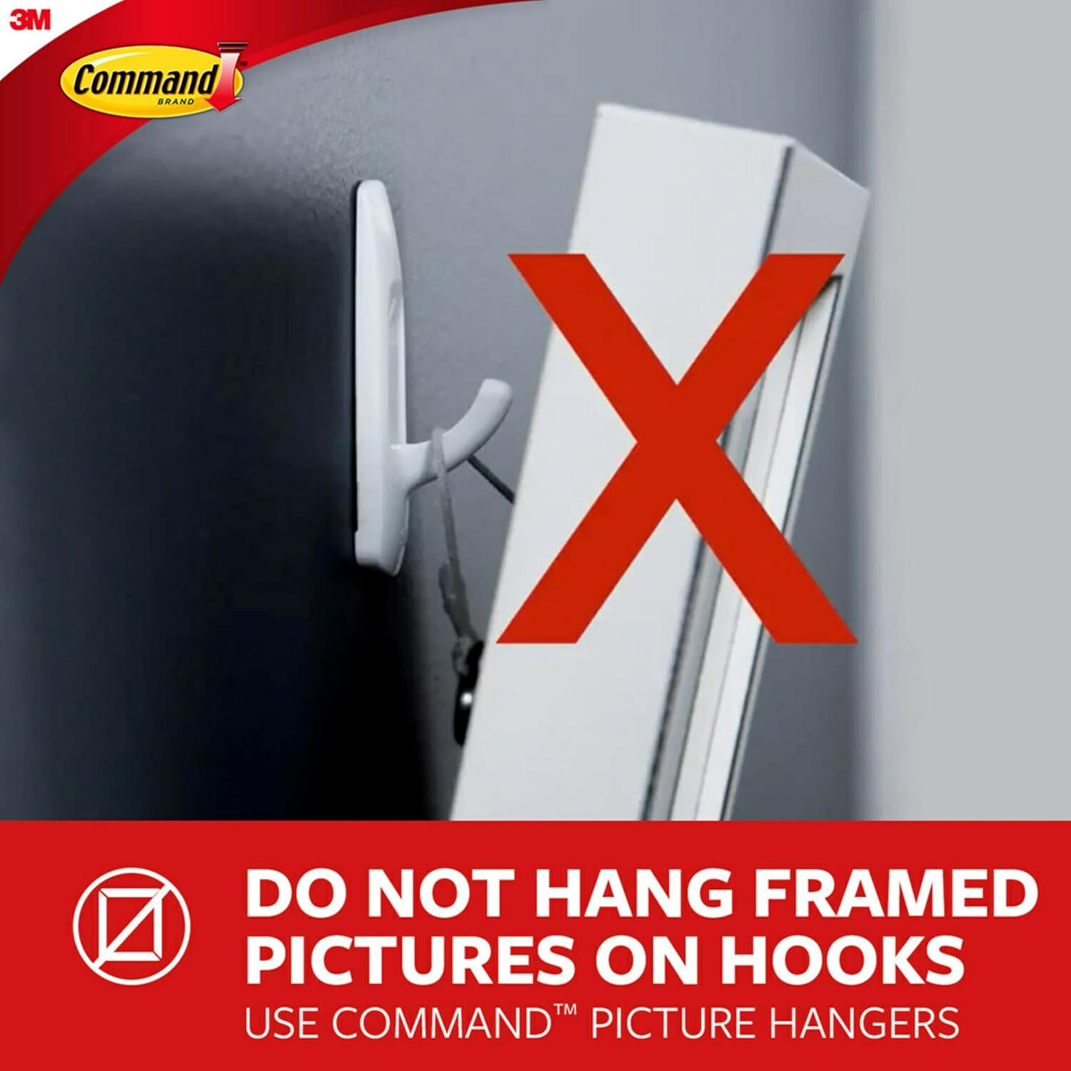 Command 5 Lb Universal Picture Hanger, 3 Frame Hangers, 6 Command Strips and …