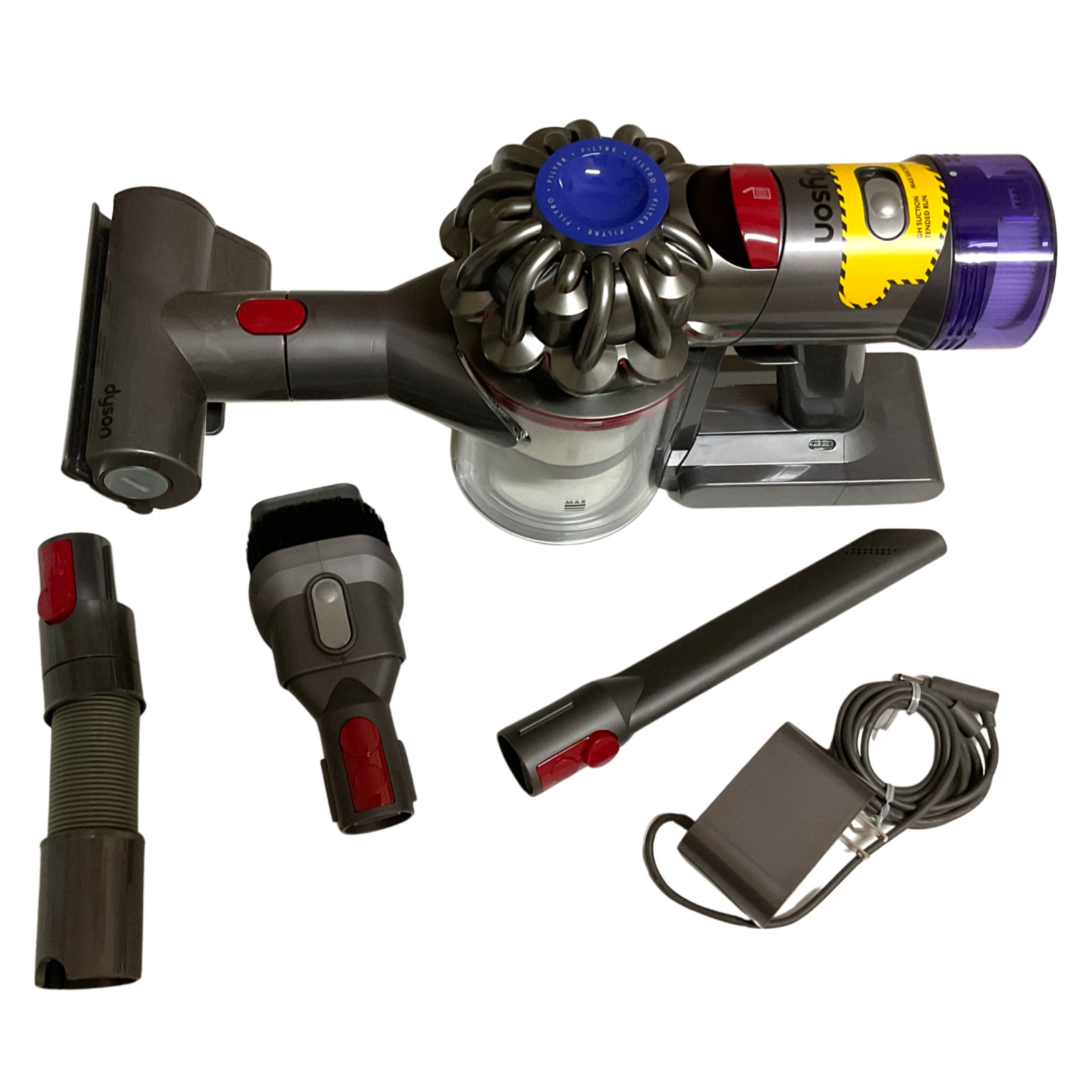 Dyson V8 SV25 Truck + Car +Boat HEPA Cordless Handheld Vacuum Cleaner W/TOOLS