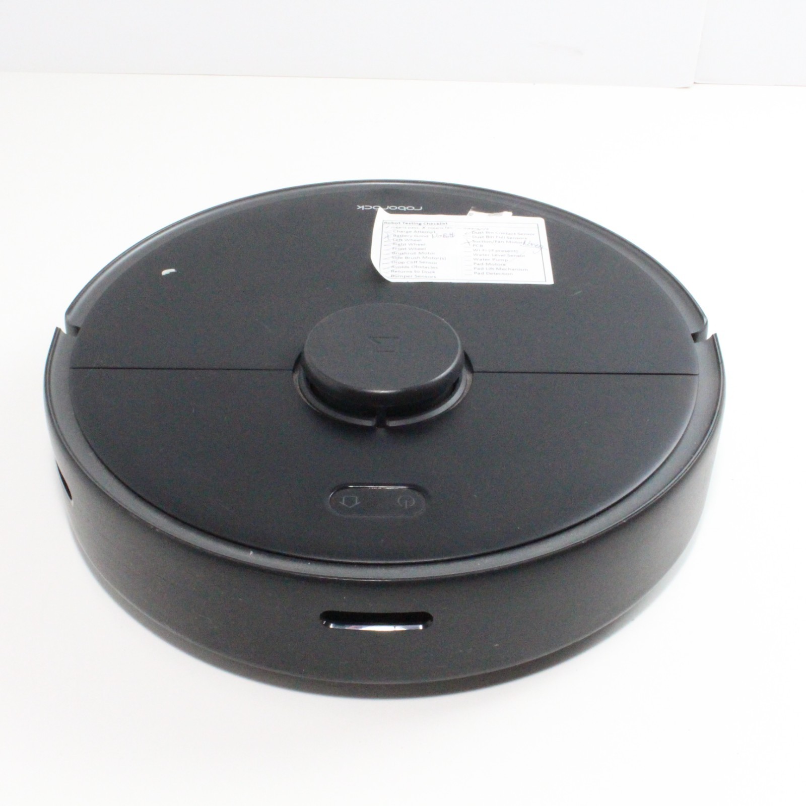 Roborock S4 Max Robot Vacuum S4E51-01 Black Tested Works NO CHARGING BASE