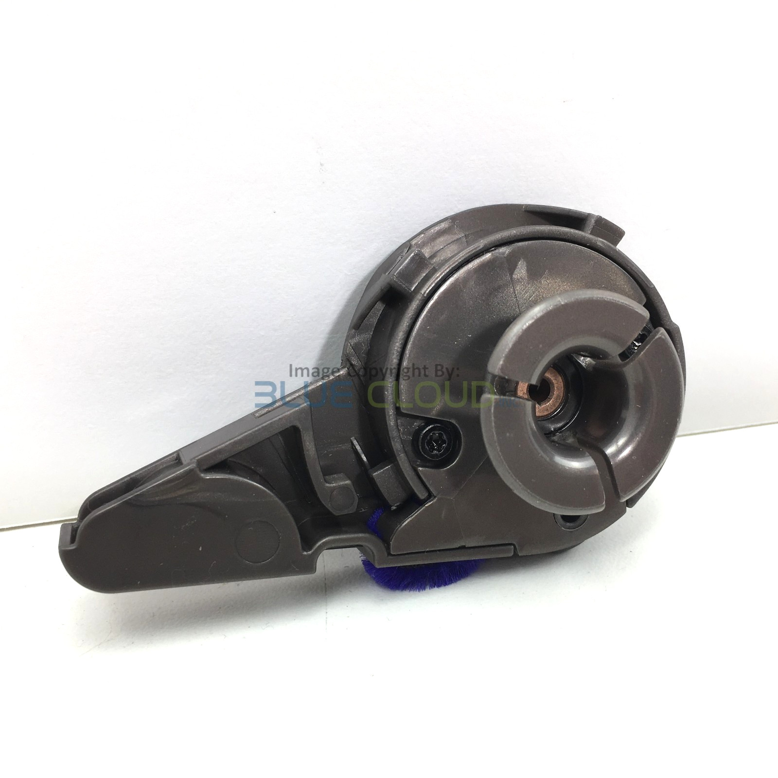 Fluffy Optic DRIVER’S LEFT SIDE END CAP w WHEEL for Dyson V15 V15s # 970445-01