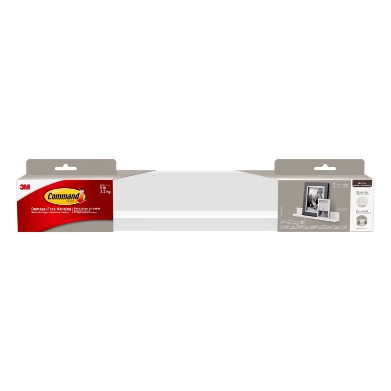 Picture Ledge, Quartz, 1 Ledge, 10 Medium Strips