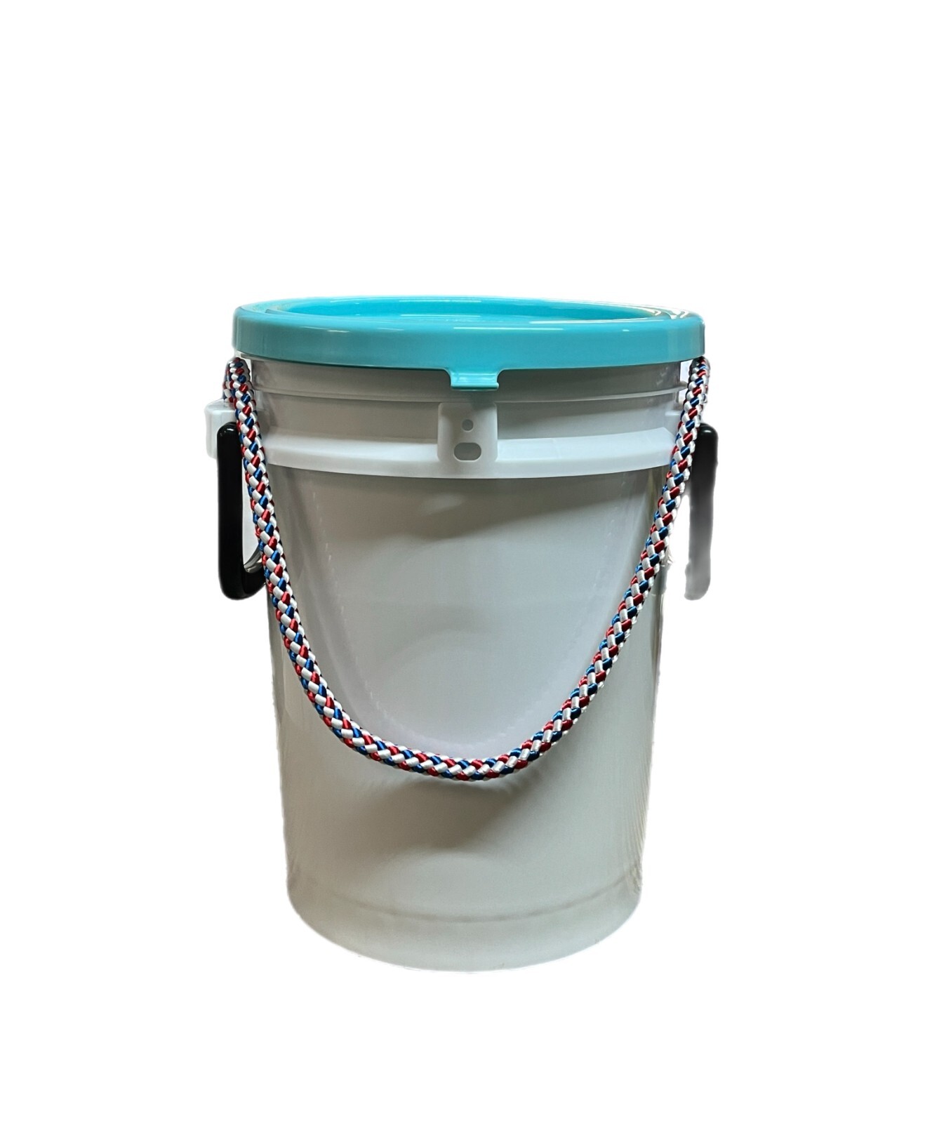 LEE FISHER SPORTS Trash Can with lid, cover and 5 gallon bucket with rope