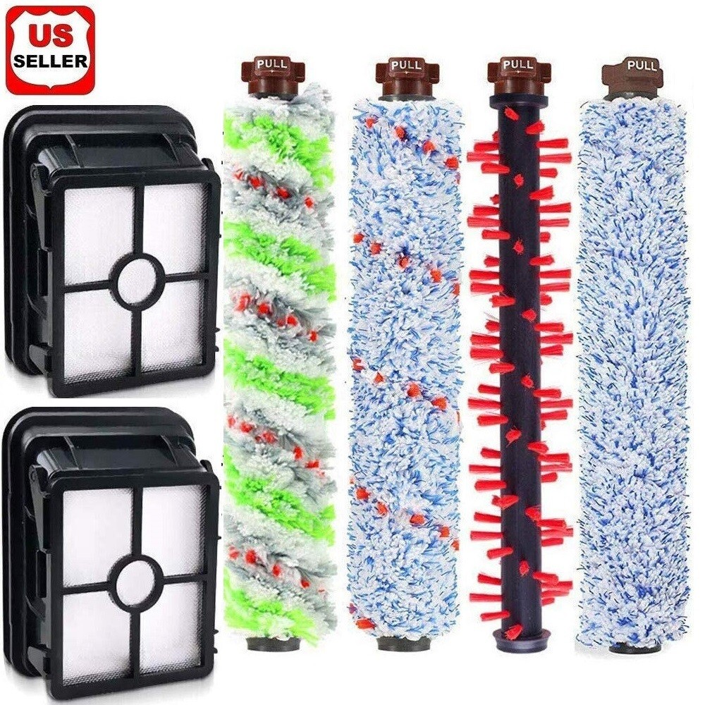 Replacement Hepa Filter Brush Roll Kit for Bissell Crosswave 1866 1868 2306 1926