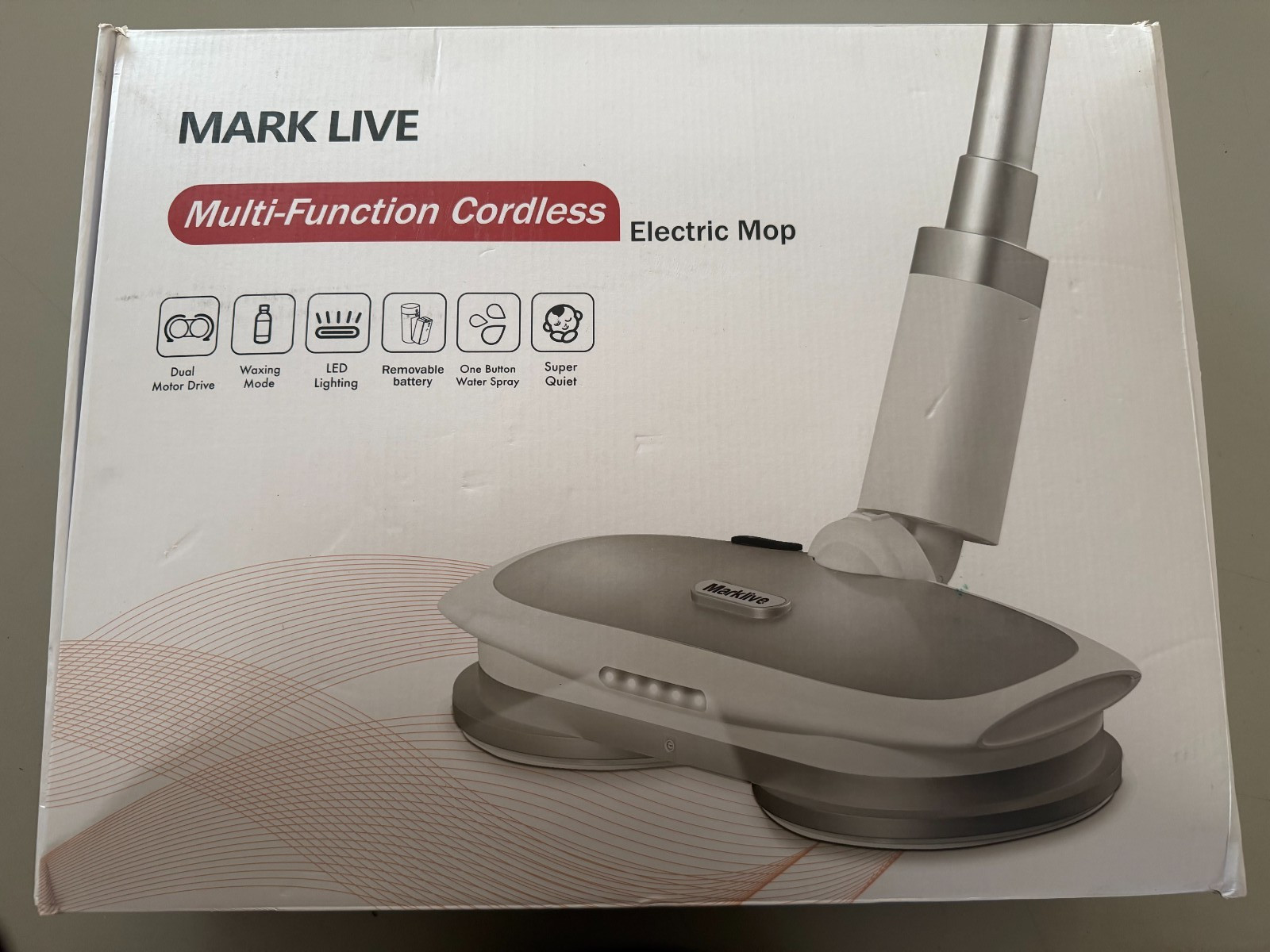 Mark Live Electric Mop Mk288 -New