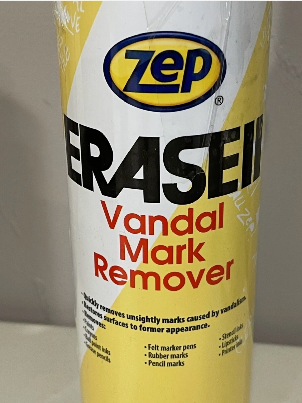 Zep Erase II Heavy-Duty Vandal Mark Remover 16 Ounces 1 CAN – FREE SHIPPING