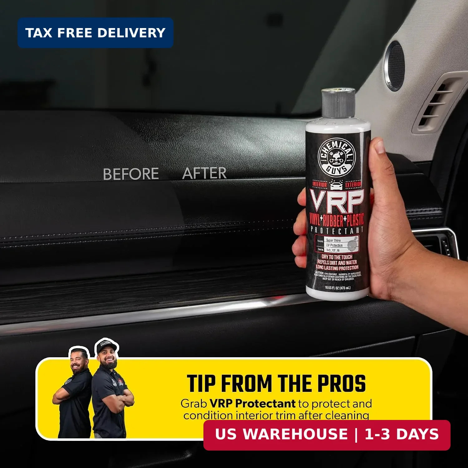 Total Interior Cleaner & Protectant, Leather & Vinyl, 32 oz | Cle