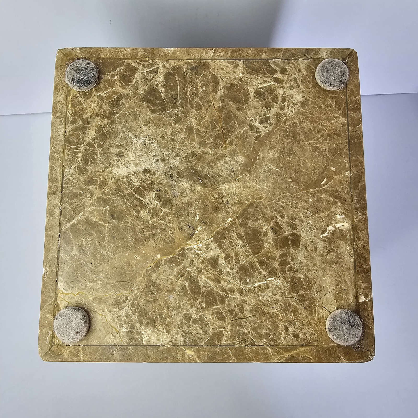 Marble Stone Wastebasket Heavy