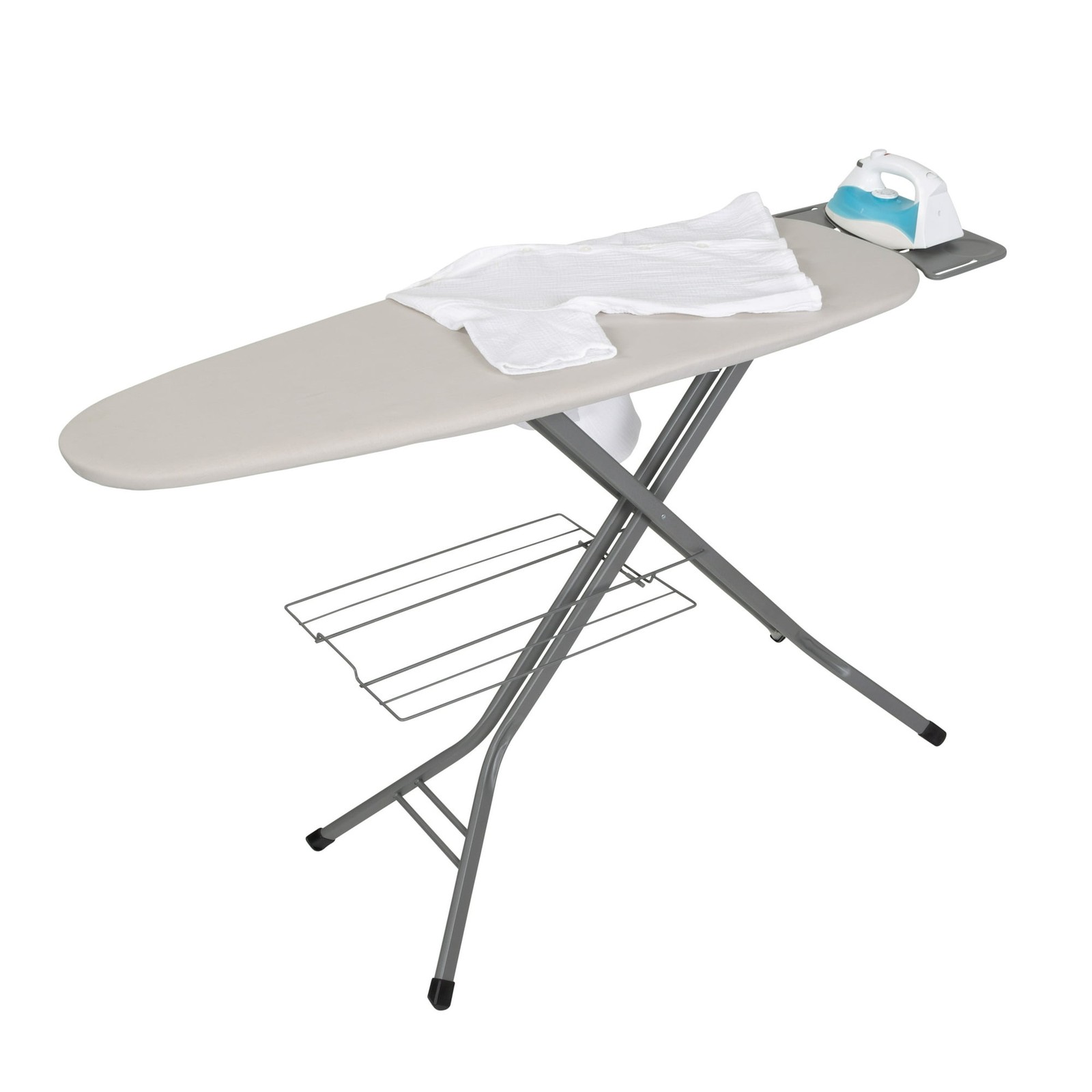Wide‑Top Ironing Board – 47″ x 38″, Adjustable Height, Steel Frame