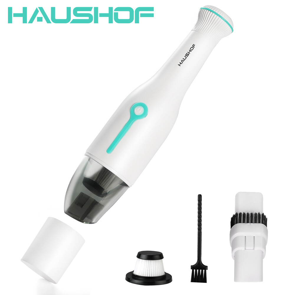 HAUSHOF Handheld Vacuum Cordless Mini Car Vacuum Cleaner 8000PA/12000PA 2 Modes