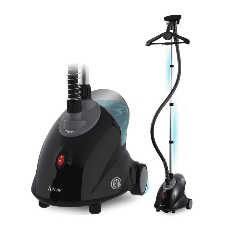 SALAV Professional Upright Garment Steamer w/ Roll Wheels, Multi-Function, 1500w