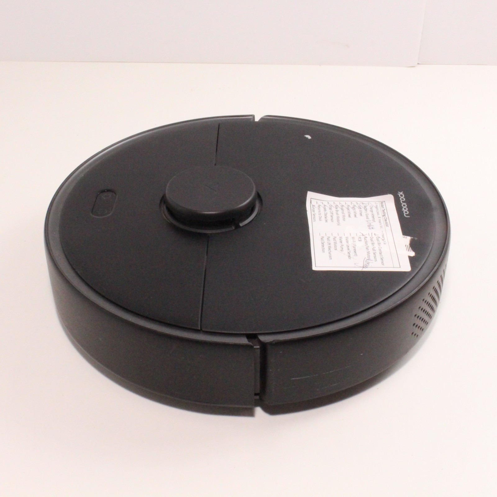 Roborock S4 Max Robot Vacuum S4E51-01 Black Tested Works NO CHARGING BASE