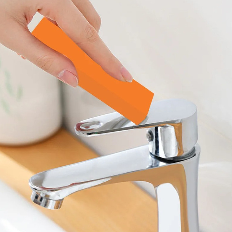 2pcs Limescale & Rust Eraser Rubber – Multi-Purpose Cleaning Tool for Kitchen