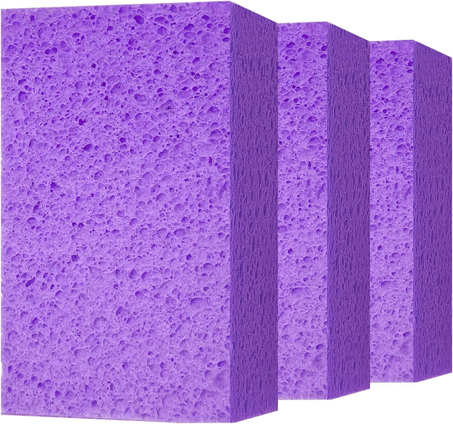 Cleaning and Washing Sponge 3 Pack Large Extra Thick Heavy Duty Sponge Multi…