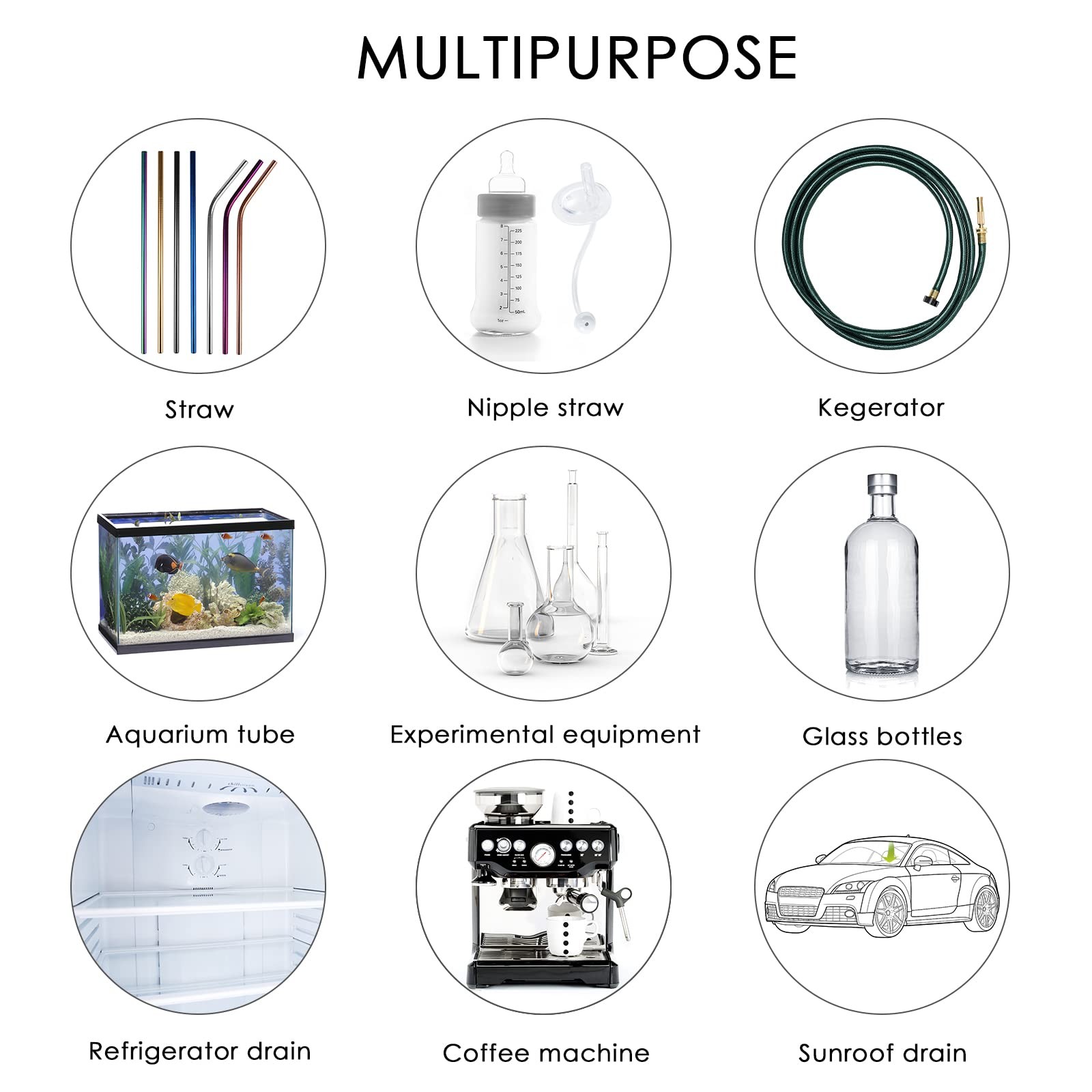 40 Inches Brush Cleaner For Cleaning Straw Kegerator Feeding Tube Siphon Hose Su