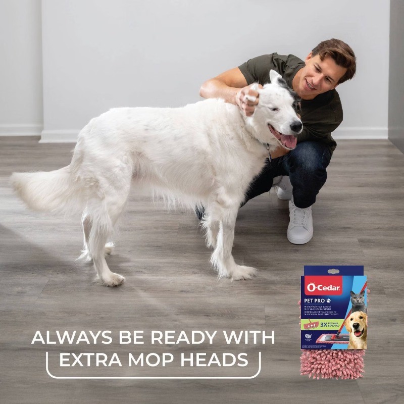 O-Cedar Pet Pro Microfiber Hair & Dust Mop