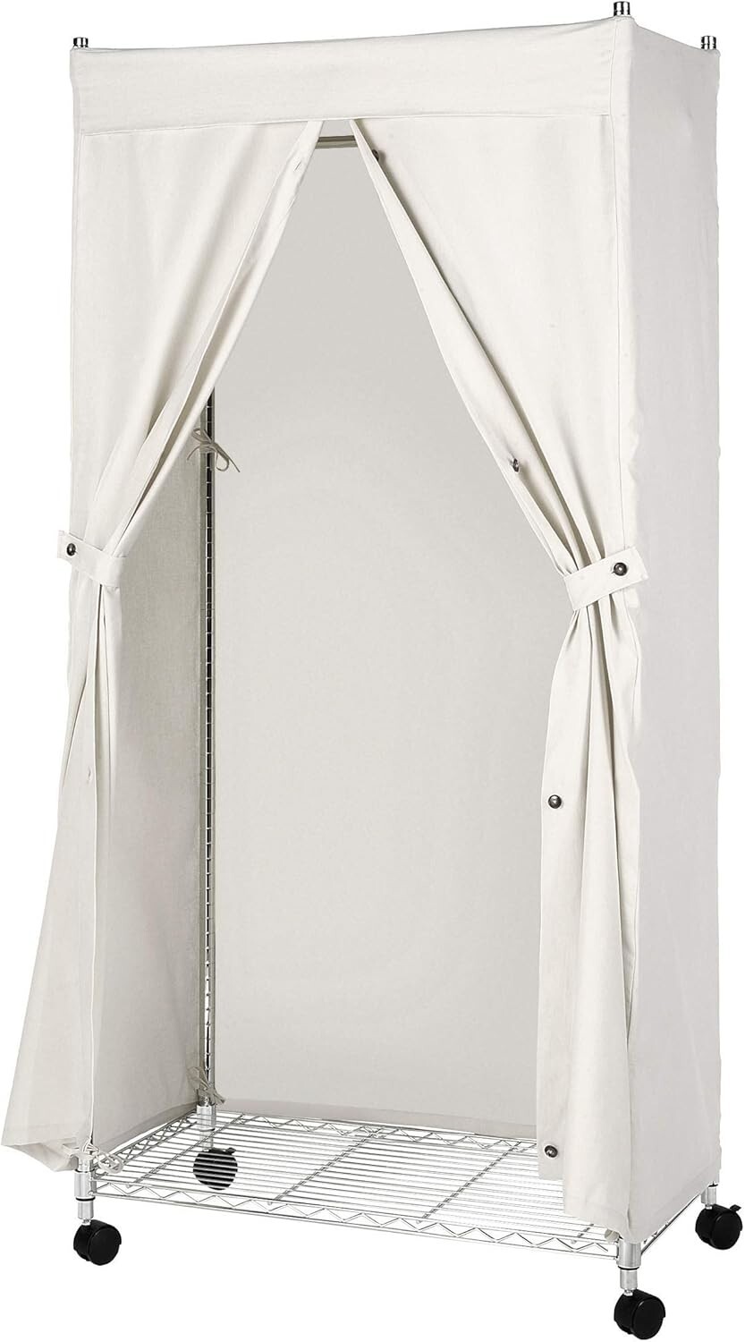 Lightweight Natural Canvas Garment Cover – Ideal for Organized Wardrobe Efforts
