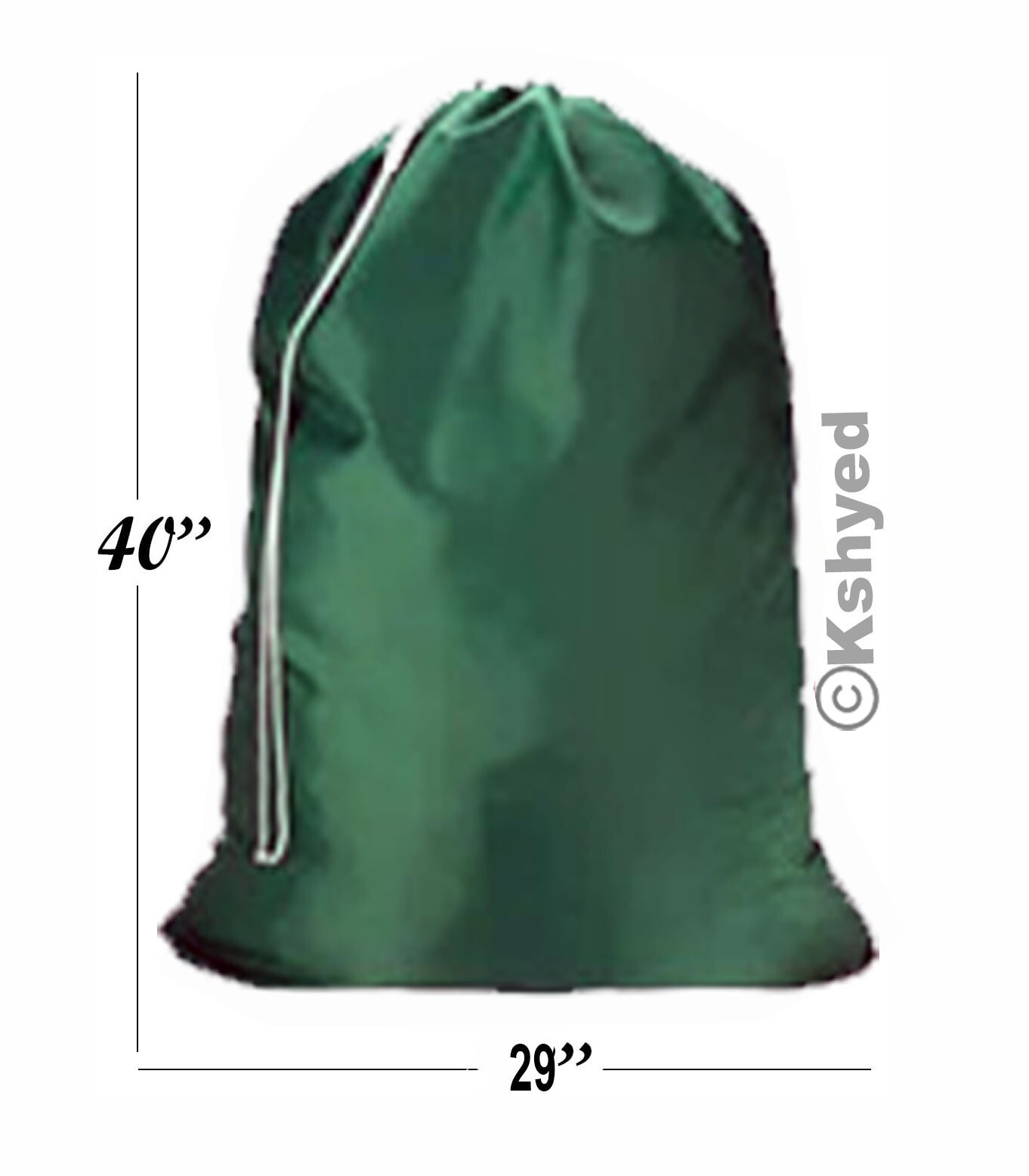 Large Laundry Bag Washable Heavy Duty Locking Drawstring Bag 29″X40″ (2 Pack)
