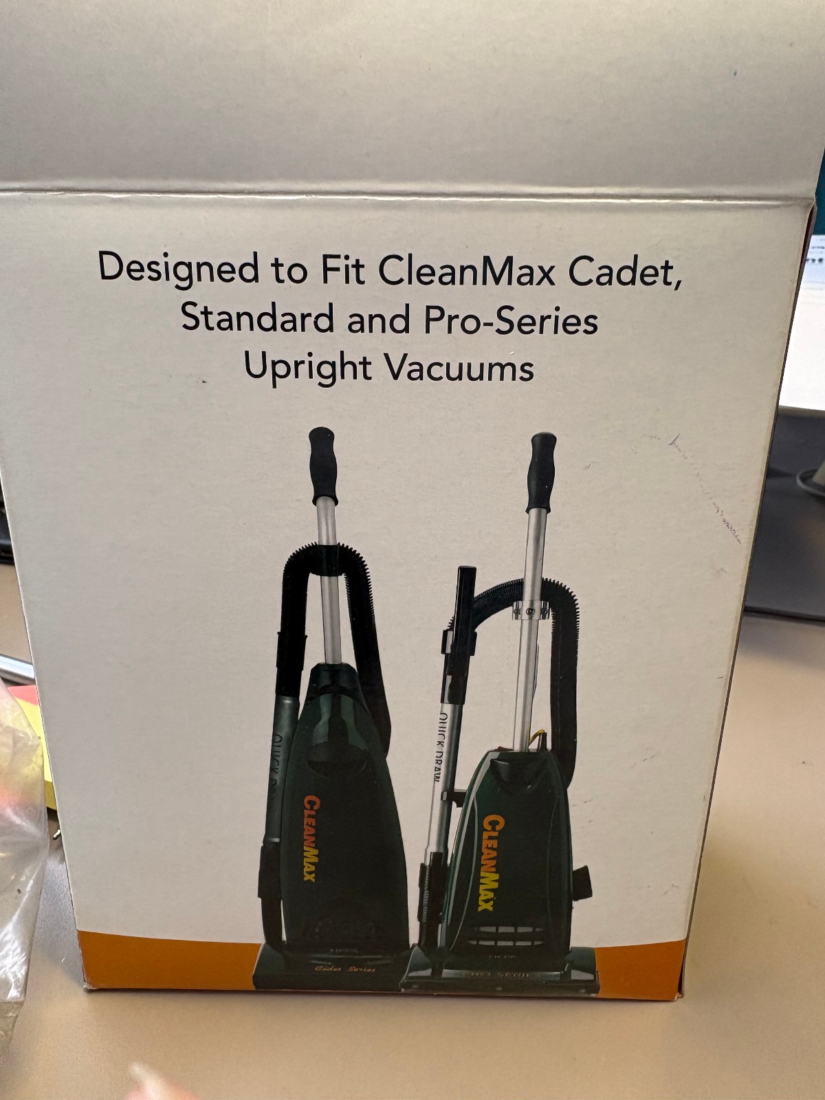 CleanMax CMH-6 HEPA Cloth Vacuum Cleaner Bags Package of 5 + unknown belt