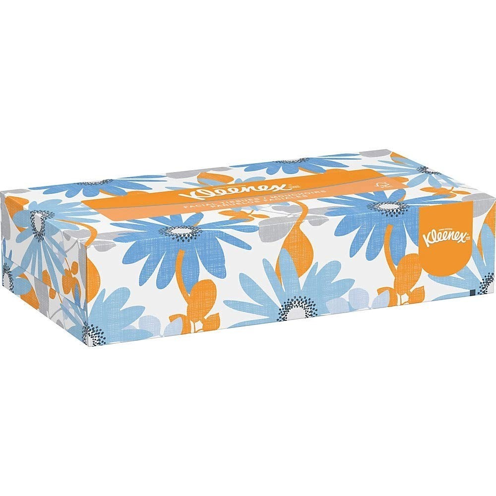 Kleenex 21606BX Facial Tissue 2-Ply White Pop-Up Box 125 Sheets