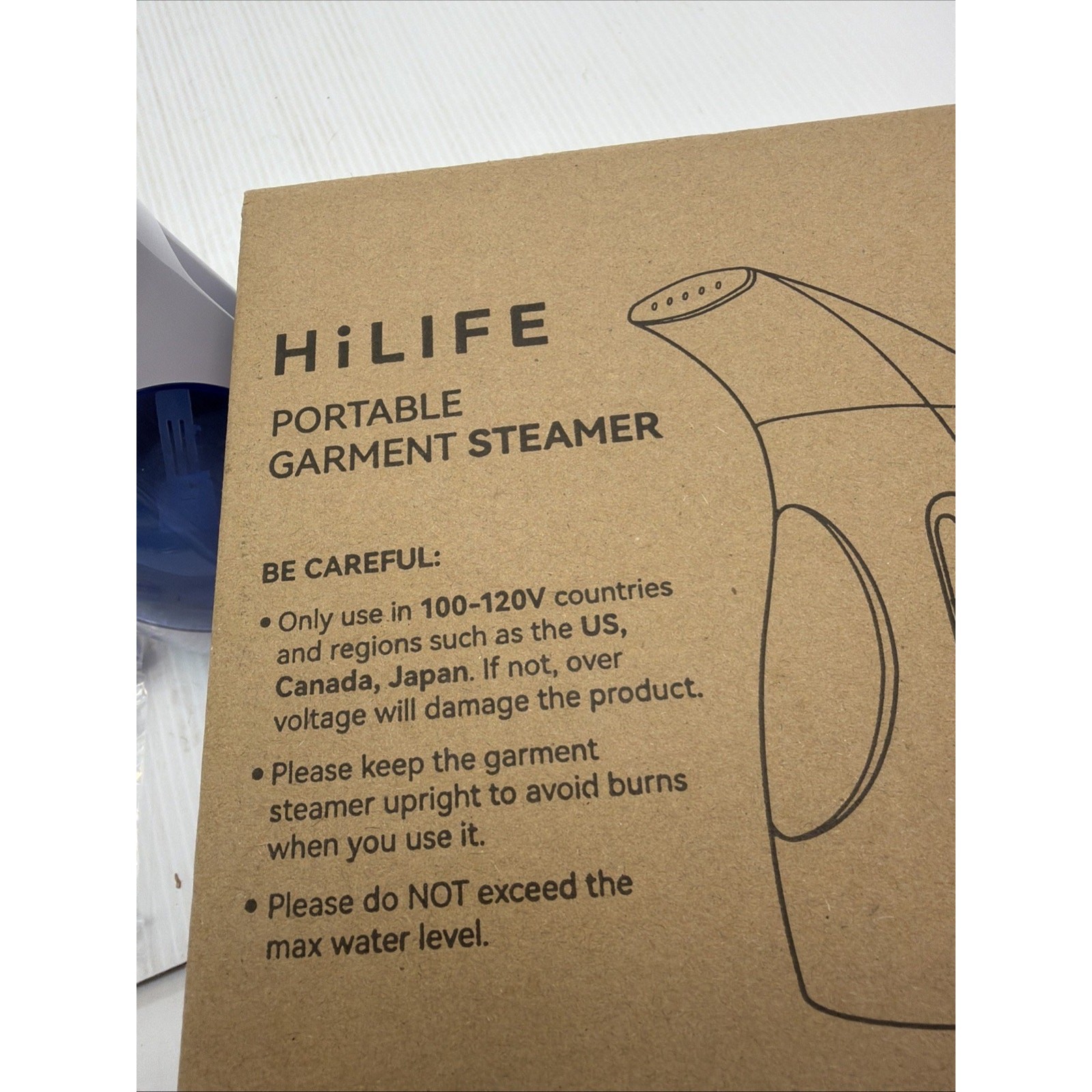 HiLife Portable Garment Steamer 100-120V for Clothes, Fabric, Garments