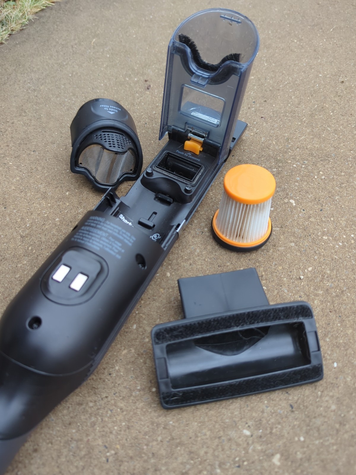 EUC Shark WANDVAC Cordless Hand Vacuum WV201 Lightweight Black Rechargeable