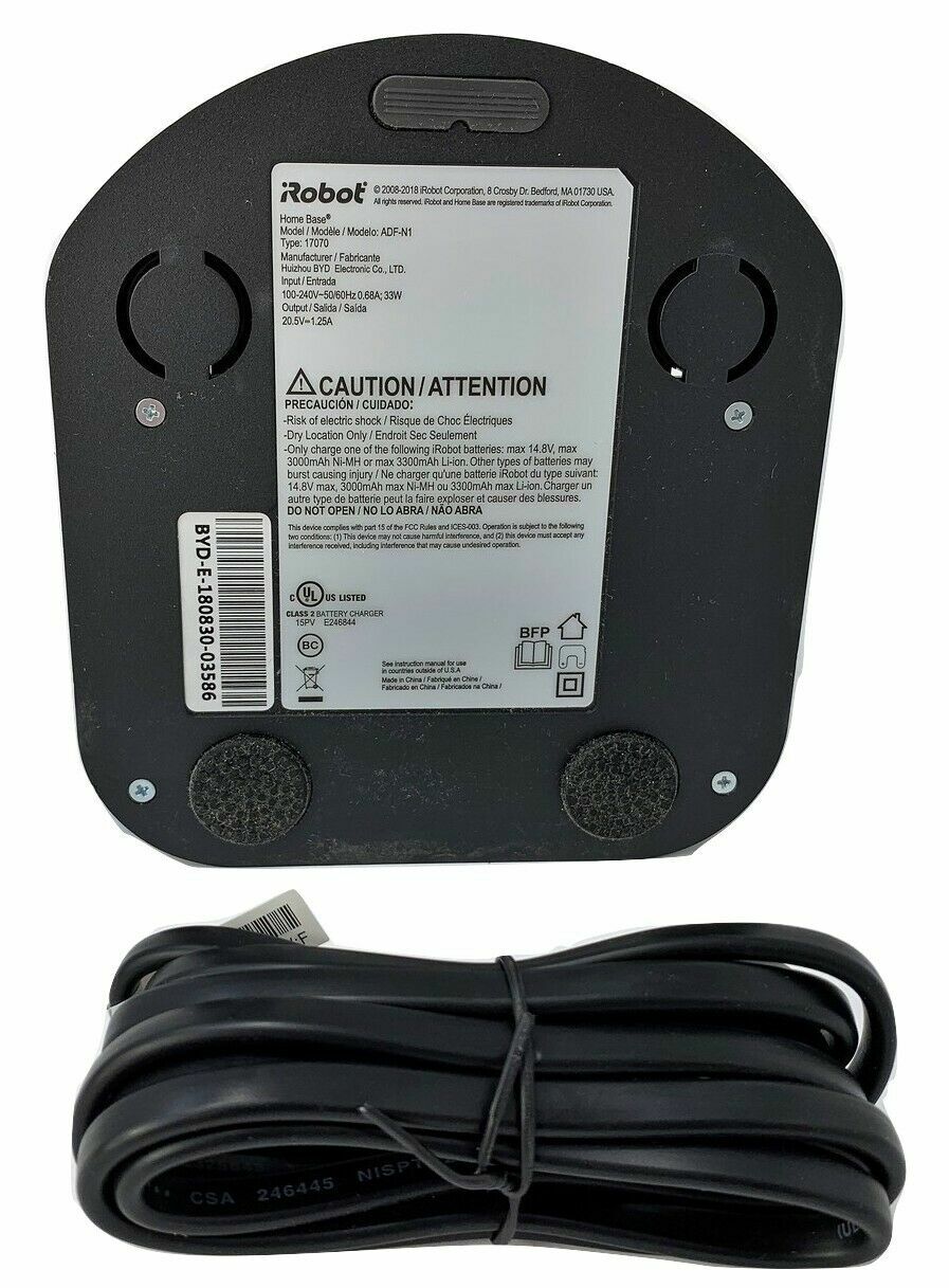 Roomba e5 e6 i3 i4 i5 i6 i7 i8 Integrated Home Base Charging Dock Charger 220v