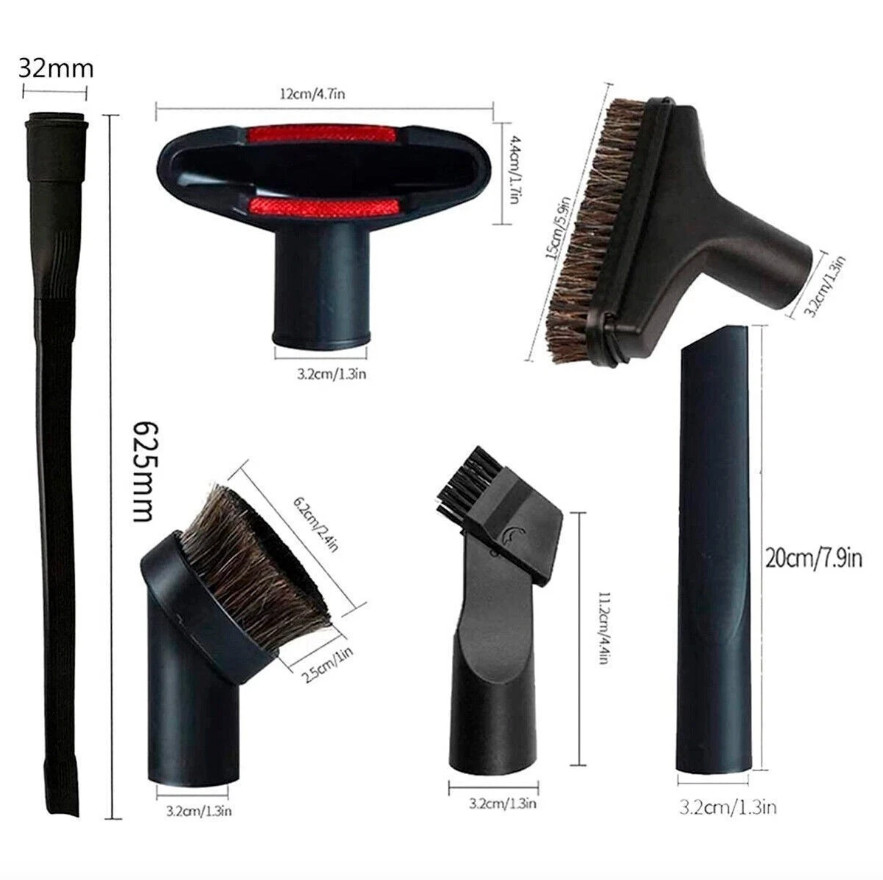 7PC for Shop Vac Household Cleaning Kit Attachments Vacuum Cleaner Accessories