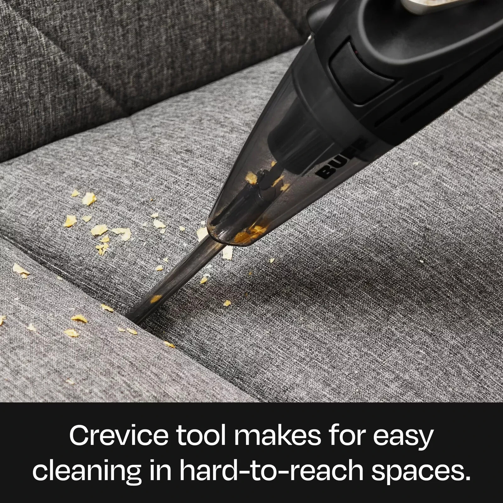 Handheld Vacuum Cleaner Portable Rechargeable Compact 350ml 20min Crevice Tool