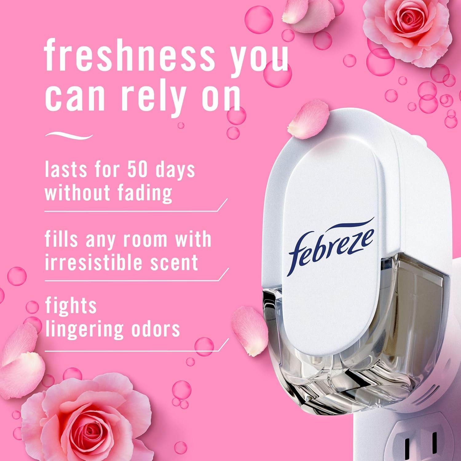 Febreze Plug in Air Freshener, Odor-Fighting Scented Oil Refill, Air Fresheners