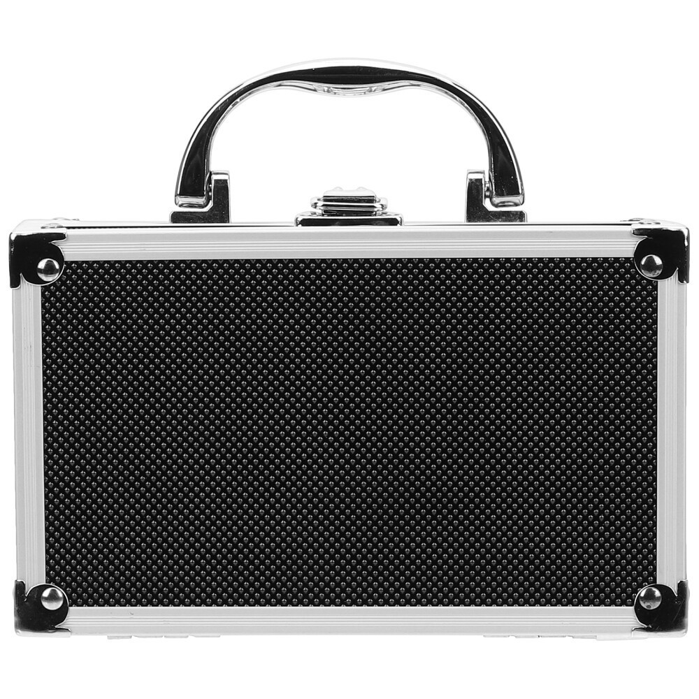 18*11*5.5cm Aluminum Alloy Storage Box With Handle Portable Organizer Large Tool