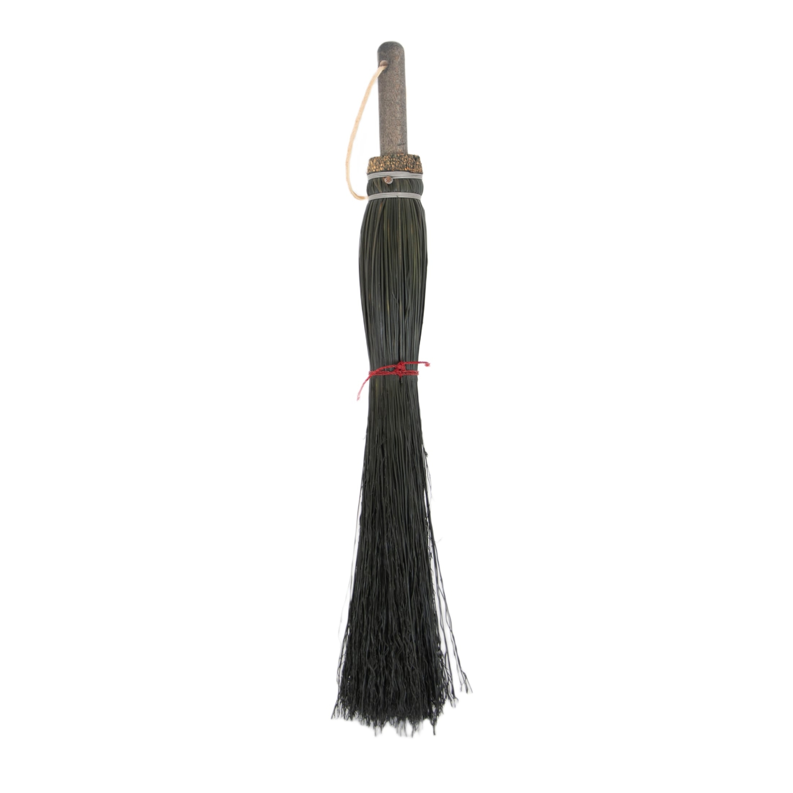 Lehman’s Amish Fireplace Hand Broom, Oak Handle and Black Broomcorn Bristles