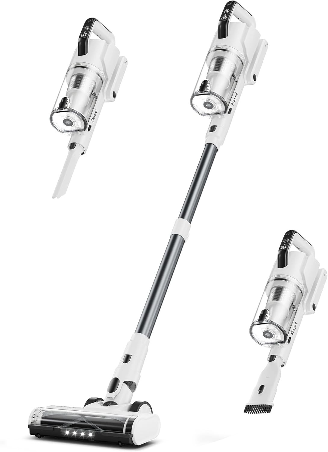 Cordless Vacuum Cleaner, 600W 50KPA 70Mins Runtime Fast Charging Vacuum Clean…