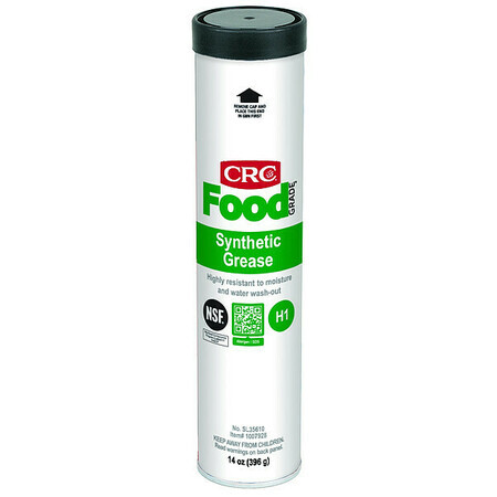 Crc Sl35610 14 Oz. Clear Synthetic Food Grade Grease Cartridge
