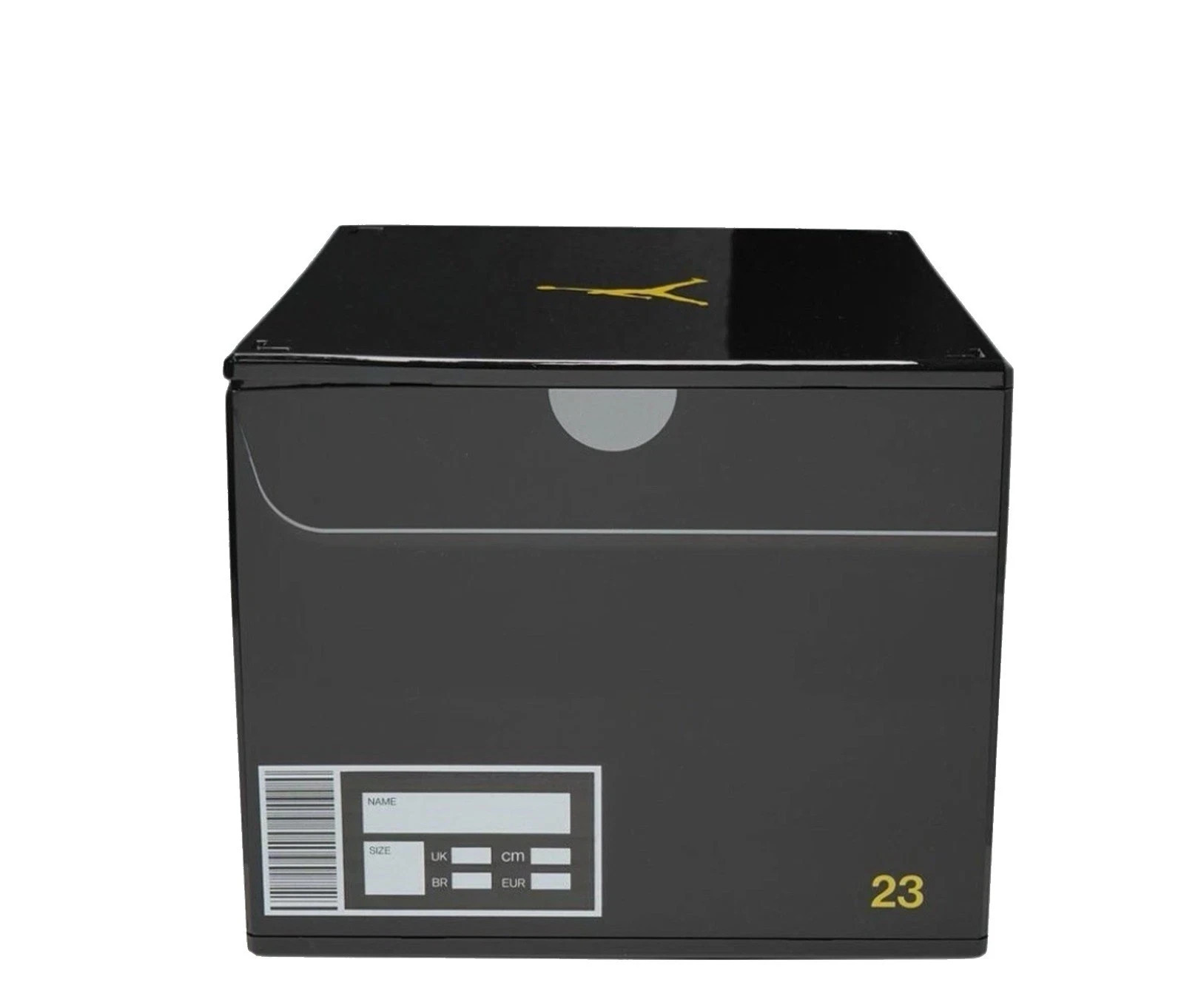 NIKE JORDAN AIR Black Plastic Shoe Box One Piece SNEAKER CASE ASIA EXCLUSIVE