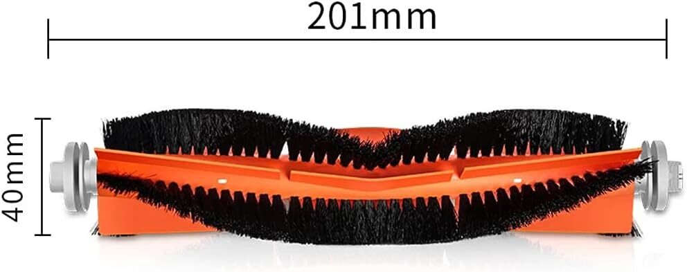 2 Pack Main Roller Brush for Xiaomi Mijia 1C Dreame D9 F9 Robot Vacuum Cleaner