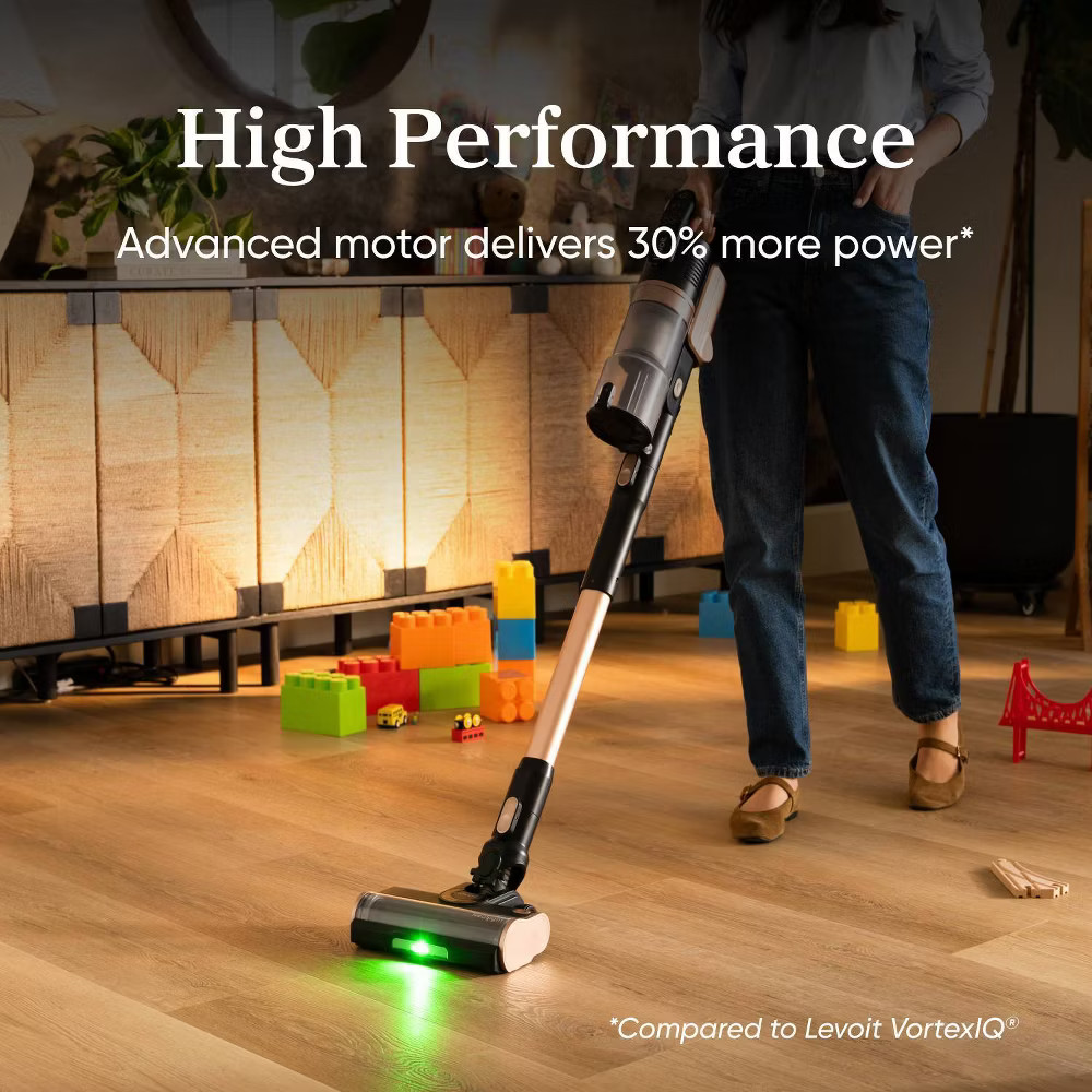Levoit VortexIQ Pro Cordless Stick Vacuum Black