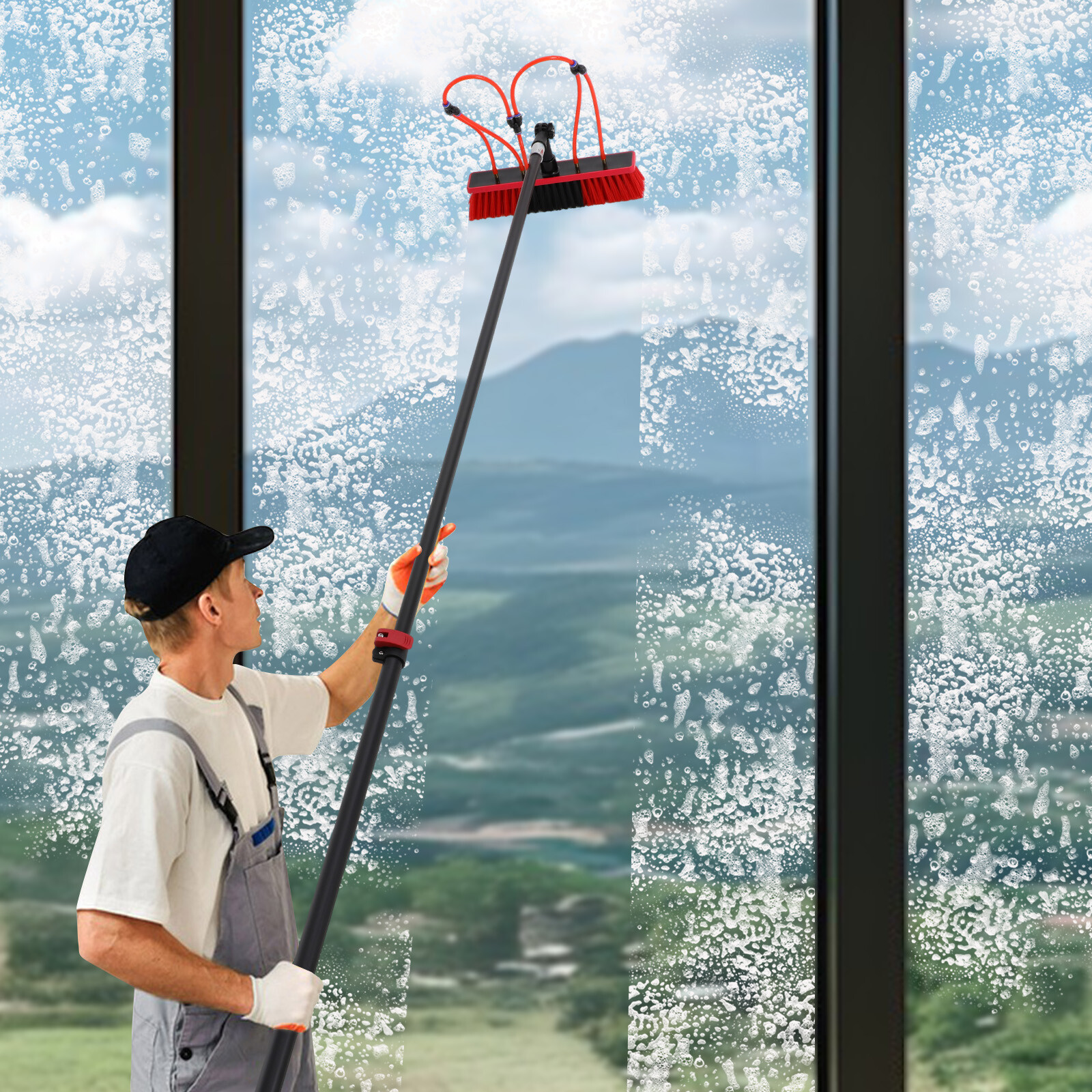 Window Cleaner 180 ° Window Cleaning Equipment Window Cleaning Tool for House US