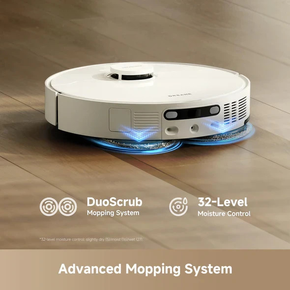 DREAME L40 Ultra Gen 2 Robot Vacuum 25kPa Suction – White – Open Box Condition