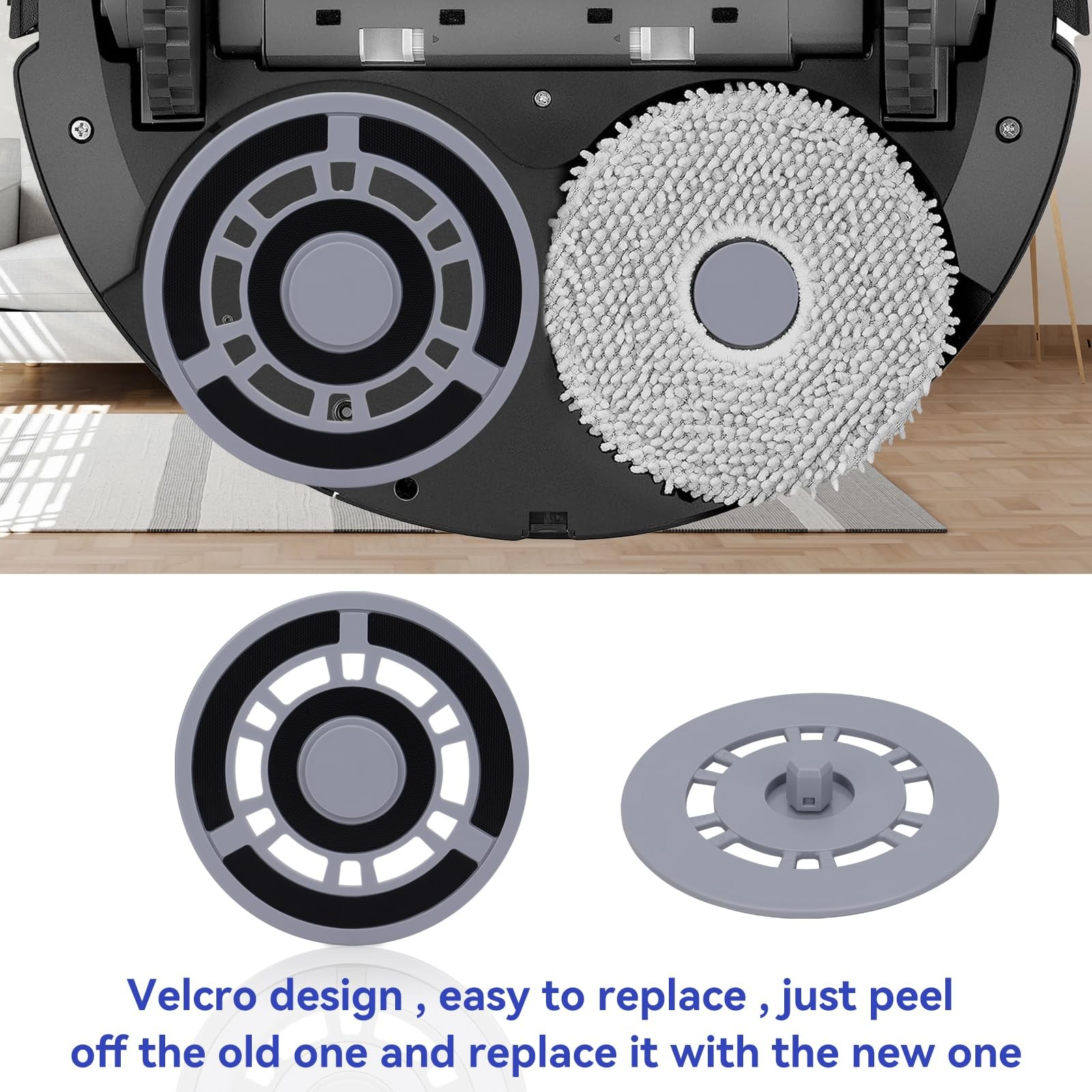 Mop Pad Plate Accessories for Roborock Q Revo, Qrevo MaxV, Qrevo S, Qrevo Pro…