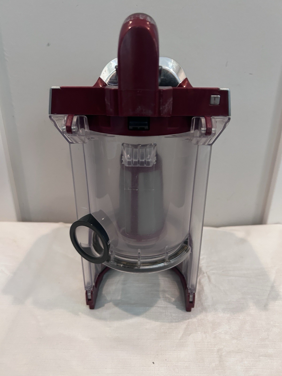 SHARK NV682QRD NV682 NV682 DIRT DUST CUP CANISTER CAN BIN ASSEMBLY OEM PART RED