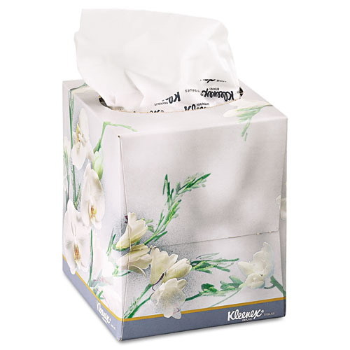 Kimberly Clark Boutique Kleenex Facial Tissue White Paper 8″ L | 36 Box/Case