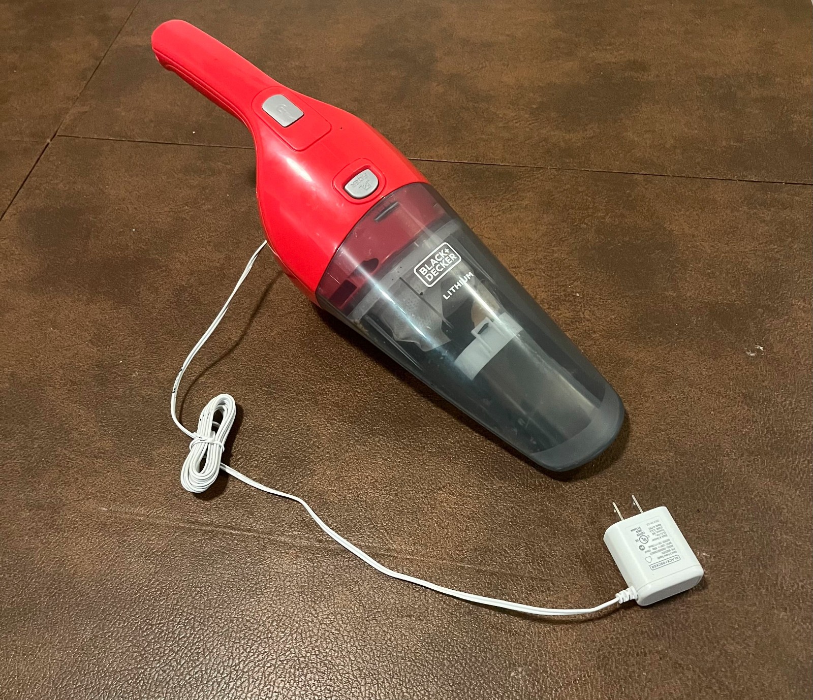 BLACK DECKER Dustbuster Red/Black Handheld Vacuum Cleaner, charger included