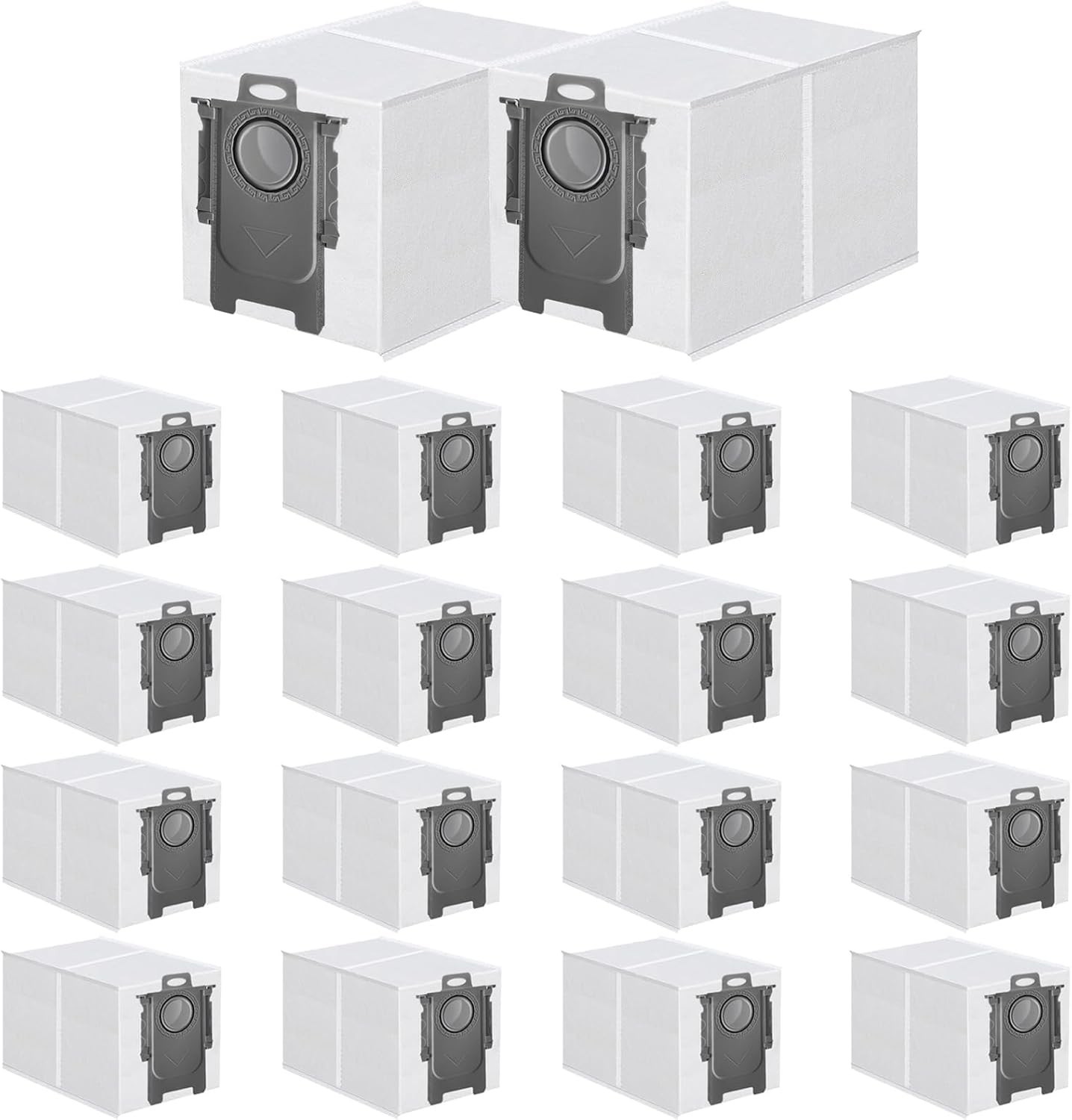 18 Pack Dust Bags for Roborock QV 35A/Qrevo S series Vacuum Cleaner 3.2L Capa…