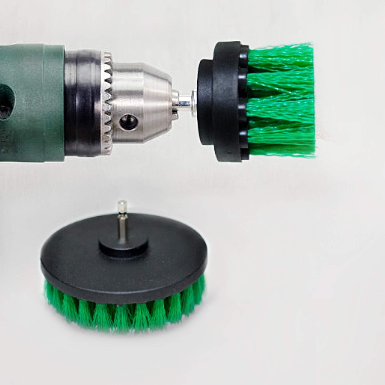 4 Packs Drill Brush Kit, Drill Scrubber Attachment Set for Cleaning Kitchen,