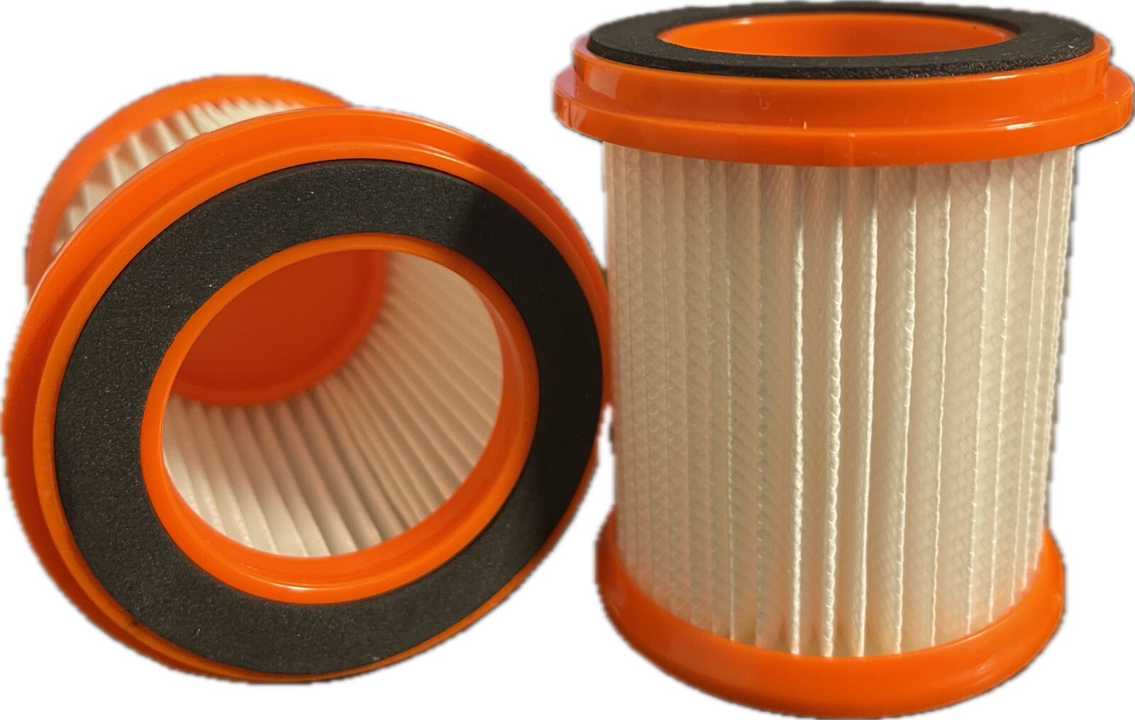 New MOOSOO XL-618Pro Cordless Stick Vacuum Cleaner HEPA Filter 1 Hole Pack of 2