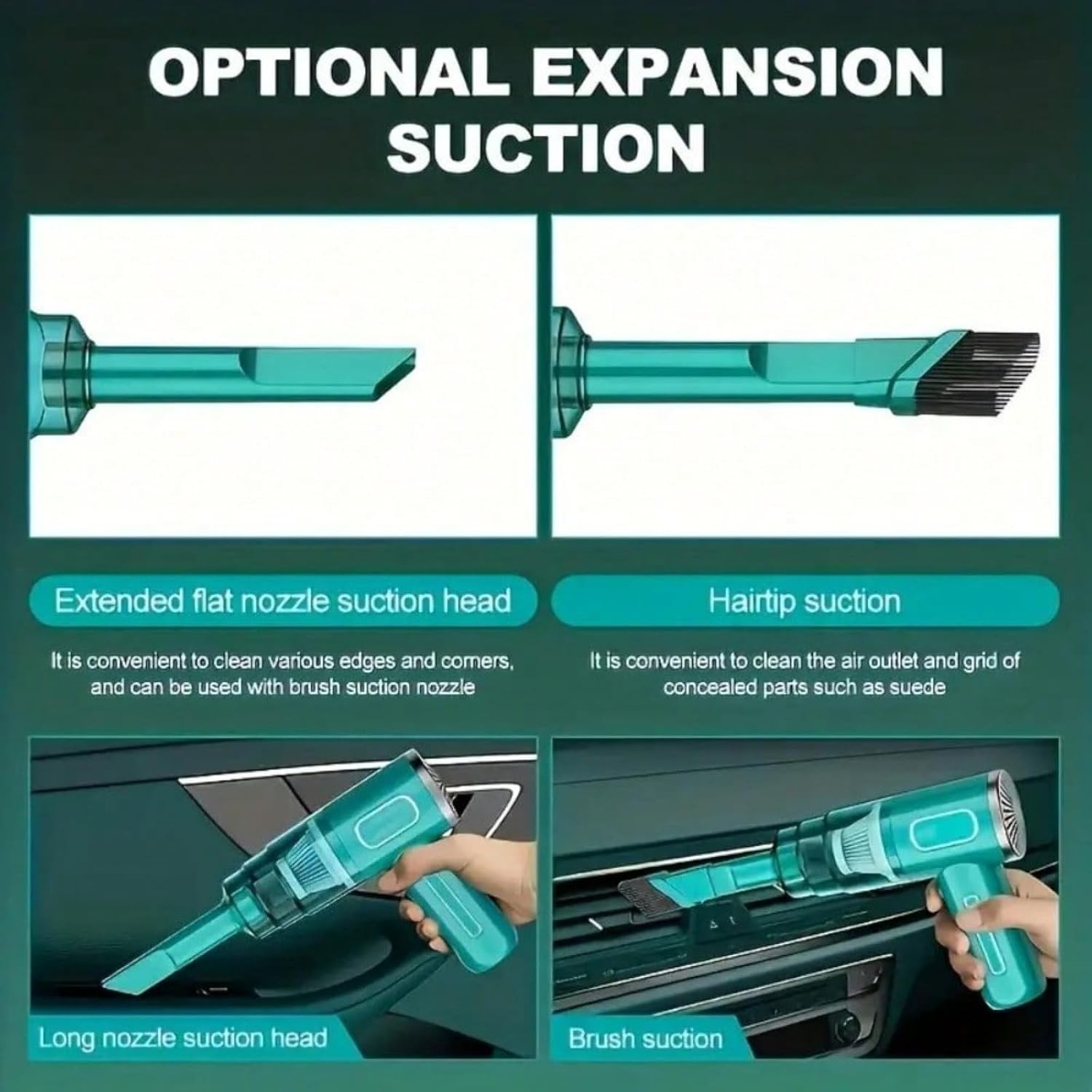 29000PA Cordless Hand Held Vacuum Cleaner Mini Wireless Portable Car Auto Home