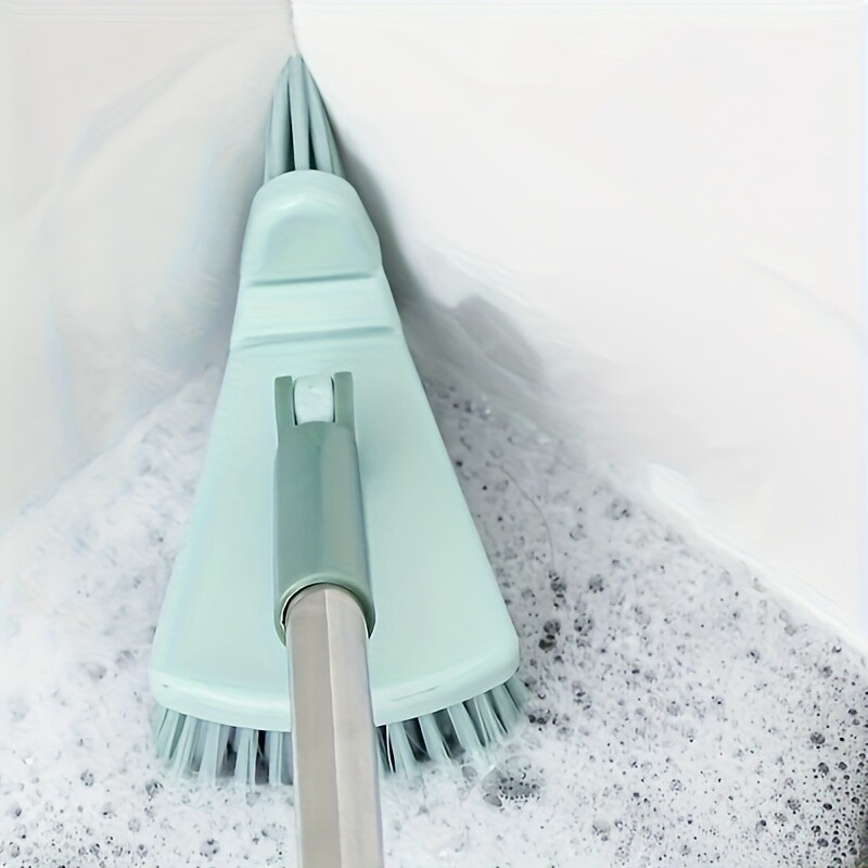37” Long Handle Shower Cleaning Brush Tub Tile Scrubber for Bathroom Cleaning